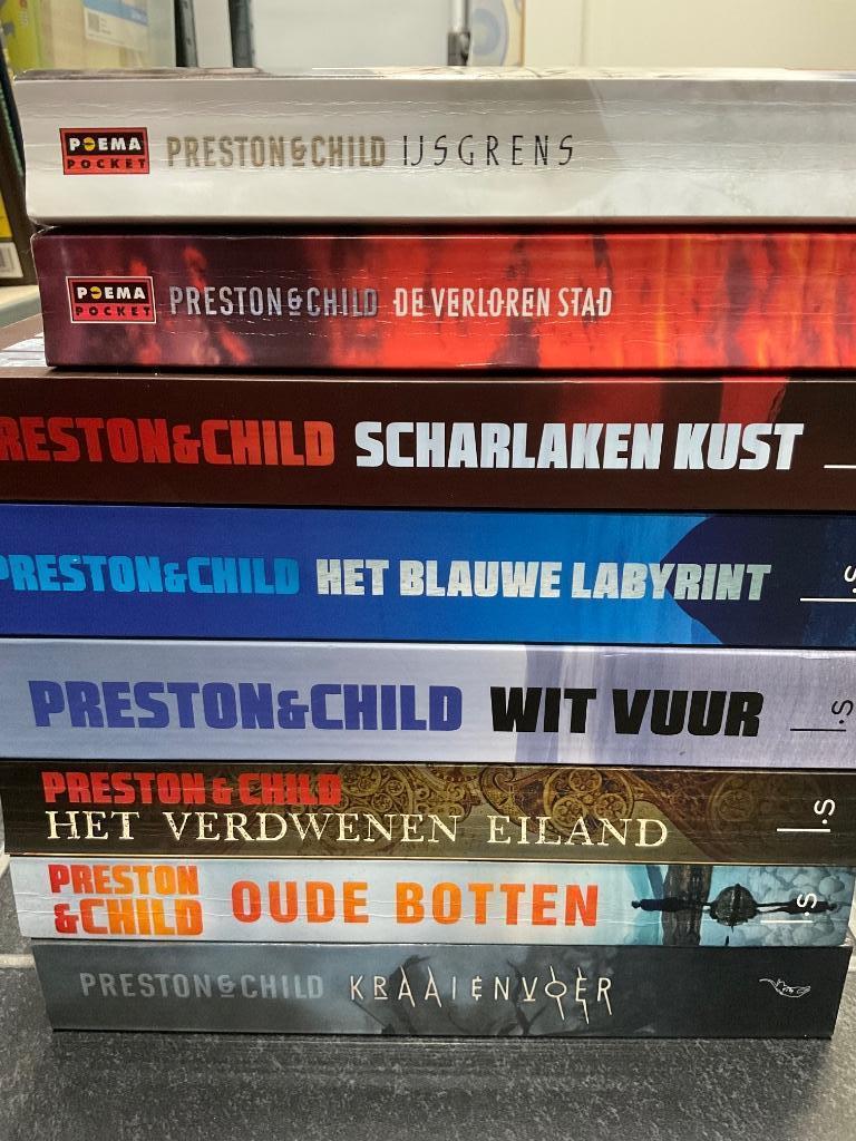 Verzameling boeken Preston & Child - Thrillers, Boeken, Verzenden, Zo goed als nieuw, Preston & Child