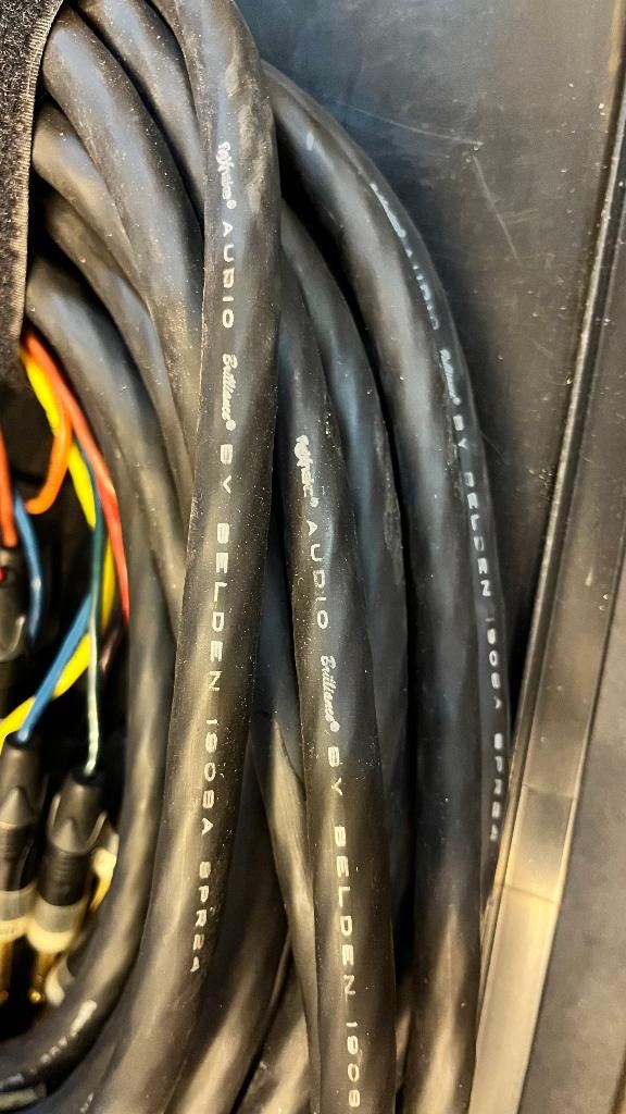Belden multicore 12 channel signal cable, Ophalen, Gebruikt, 10 meter of meer, Overige kabels