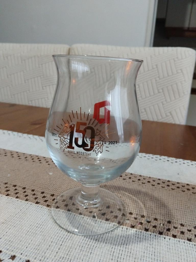 Verre à bière Duvel anniversaire 150 ans (1871—2021), Collections, Marques de bière, Neuf, Verre ou Verres, Duvel, Enlèvement