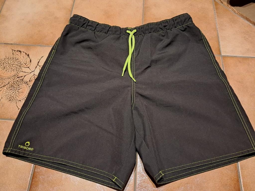Short de Bain noir Tribord 14ans, Garçon, Comme neuf, Vêtements de sport ou Maillots de bain, Décathlon