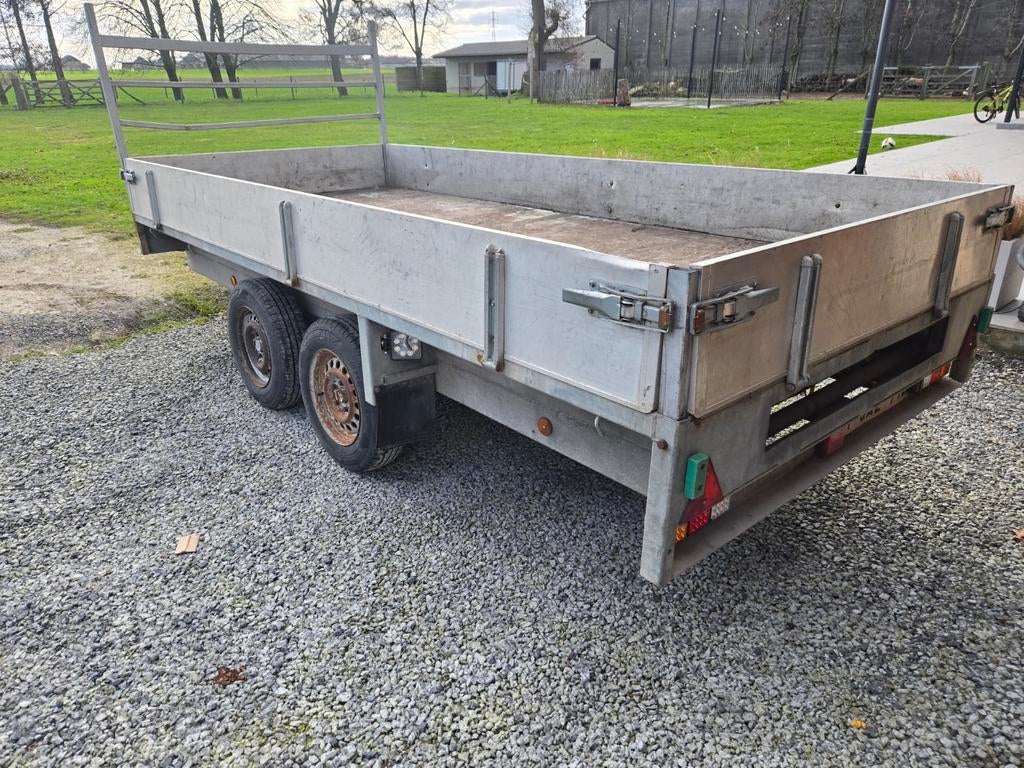 Aanhangwagen Plateau 2700kg, Ophalen