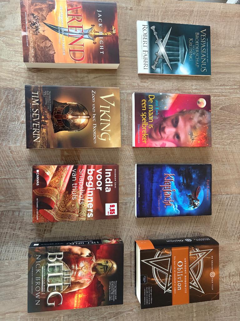 Boekenpakket, Boeken, Ophalen, Zo goed als nieuw, Varia, Fictie