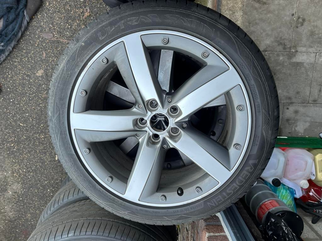 Audi en volkswagen velgen 5 X 100, Auto-onderdelen, Ophalen, Gebruikt, Banden en Velgen, 17 inch