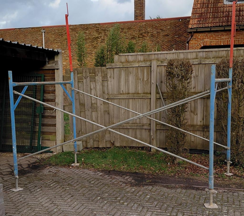 Bouwstelling, Doe-het-zelf en Bouw, Ophalen, Gebruikt