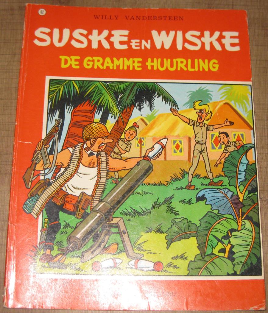 Suske en Wiske nr. 82 - De Gramme Huurling, Eén stripboek, Ophalen of Verzenden, Gelezen