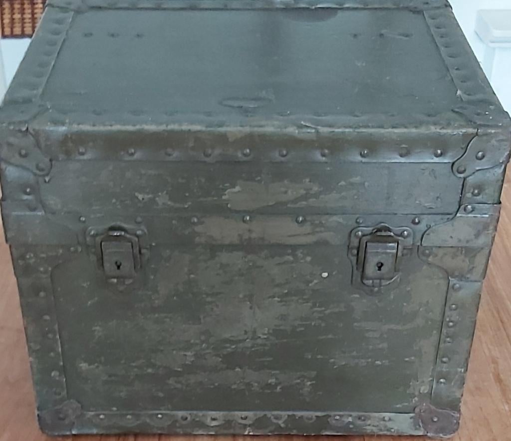 Boîte à couverts américaine d'officier de 1944 en bon état,, Enlèvement