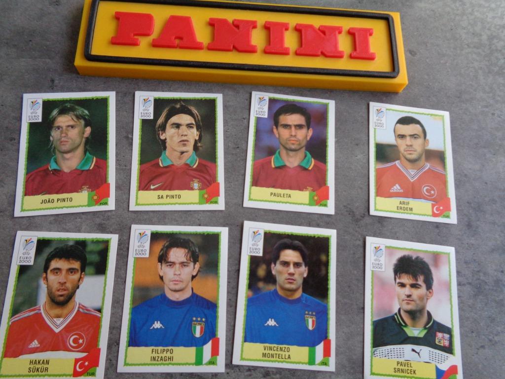 Autocollants de football PANINI EURO 2000 EC 8X ************, Envoi