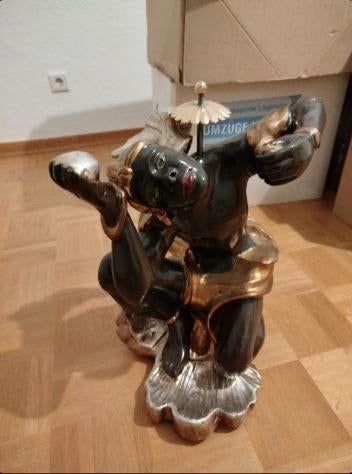 vintage Blackamoor bijzettafel  70er jaren, Verzamelen, Retro, Huis en Inrichting, Ophalen