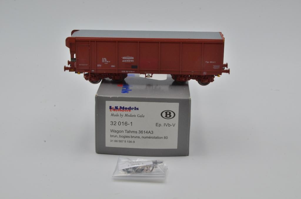SNCB/NMBS Wagon à toit roulant (LS Models), Autres marques, Enlèvement ou Envoi, Wagon, Comme neuf