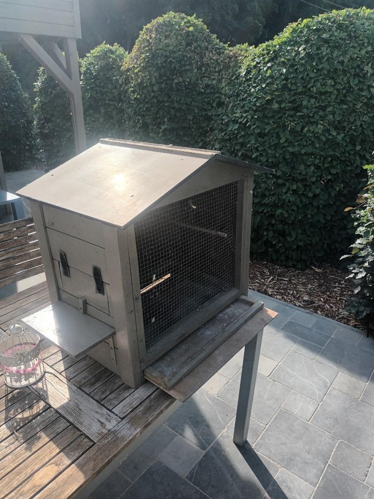 cage à oiseaux, Animaux & Accessoires, Oiseaux | Cages & Volières, Enlèvement, Utilisé, Bois, Cage à oiseaux