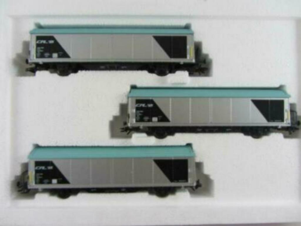 MARKLIN 44563.003 set de 3 wagons couverts cfl époque V ho, Neuf, Enlèvement ou Envoi, Wagon, Courant continu