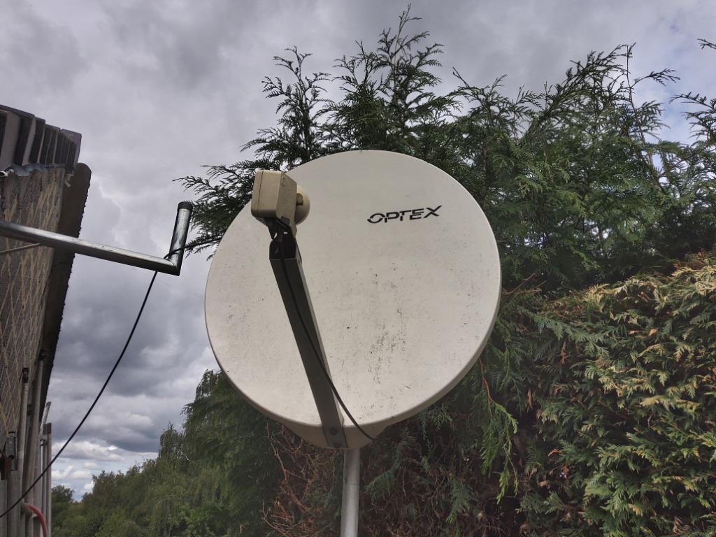 Parabool en lnb-tekst, Audio, Tv en Foto, Schotelantennes, Ophalen, Gebruikt, (Schotel)antenne, Overige merken