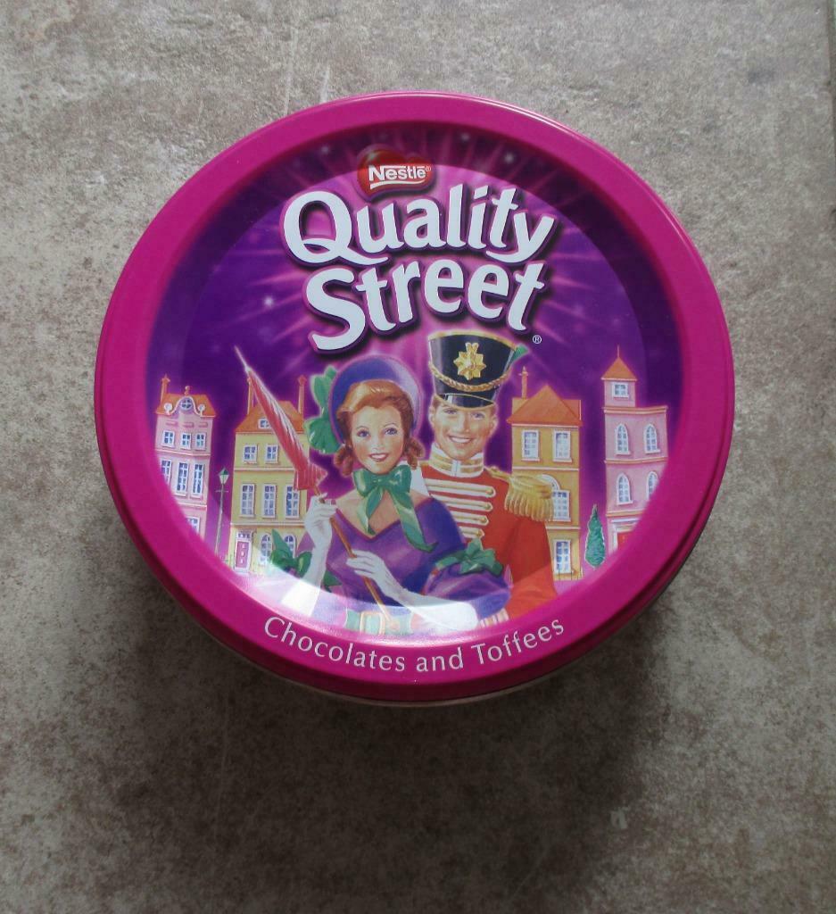 Blikken doos Nestlé - Quality Street, Ophalen of Verzenden, Zo goed als nieuw, Koek(jes), Overige merken