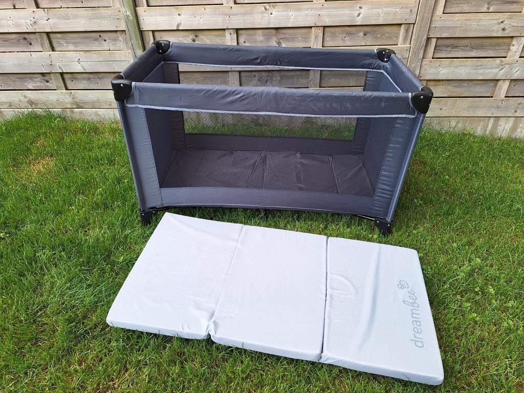 Reisbedje met extra matras, Ophalen, Zo goed als nieuw, Matras