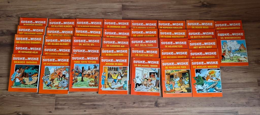 Suske en wiske strips 37 stuks tussen het jaar 1985-1994, Gelezen, Willy Vandersteen, Ophalen of Verzenden, Meerdere stripboeken