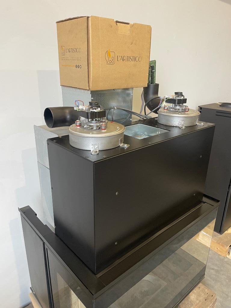 Pelletkachel là artistico 3 zijdig, Ophalen of Verzenden, Zo goed als nieuw, Inbouw, Pelletkachel