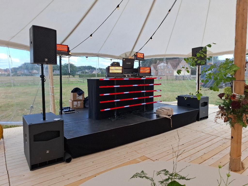Verhuur van discobar en verlichting, Enlèvement, Comme neuf