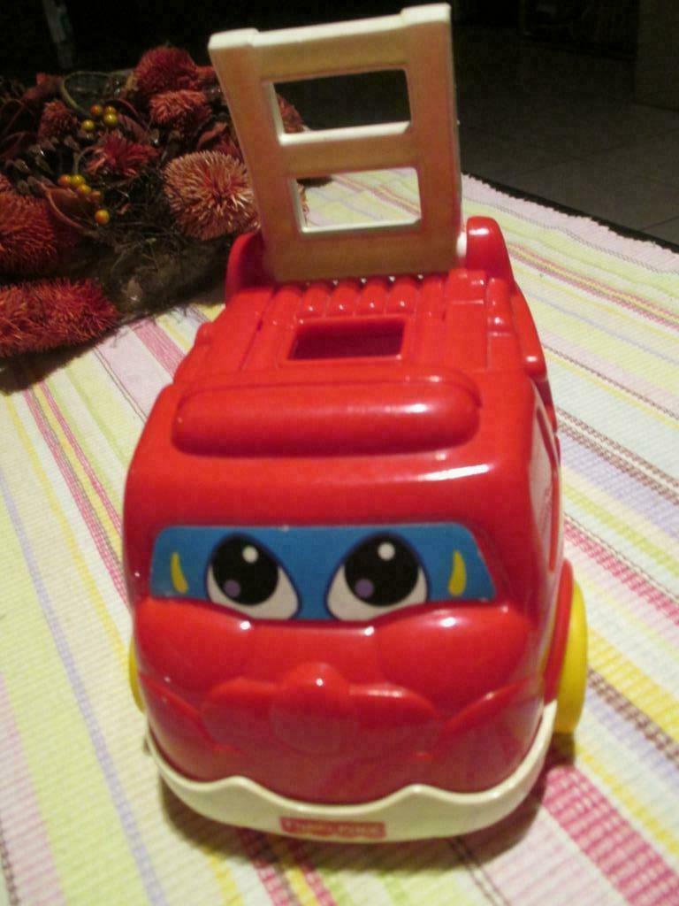 fisher price brandweerwagen, Ophalen of Verzenden, Gebruikt