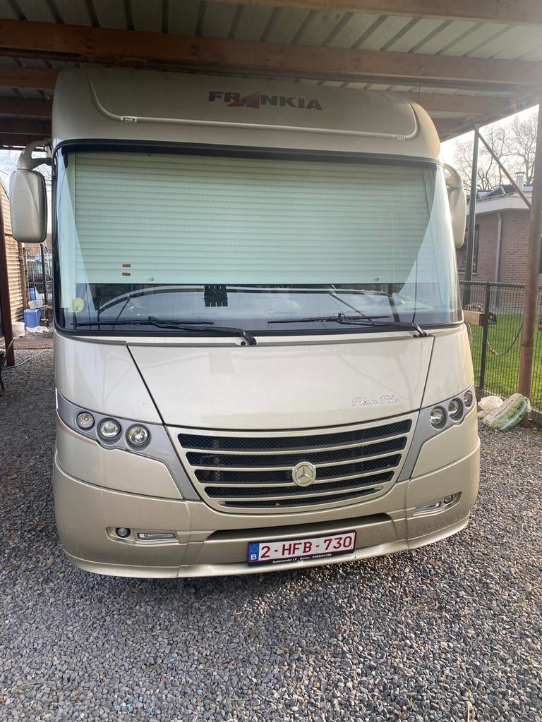 Mobil-home Frankia Platin Plus, Caravanes & Camping, Camping-cars, Serrures de sécurité, Intégral, Mercedes-Benz, Diesel
