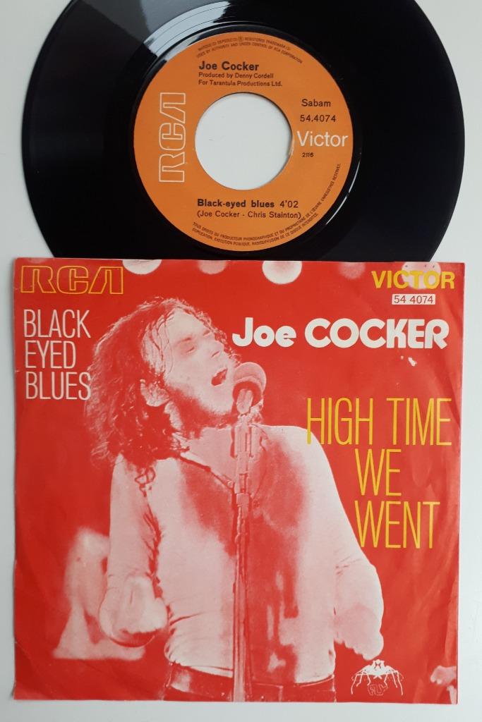 45T Joe Cocker, High Time We Went, pressage belge 1971, CD & DVD, Vinyles Singles, Utilisé, Rock et Metal, Enlèvement ou Envoi