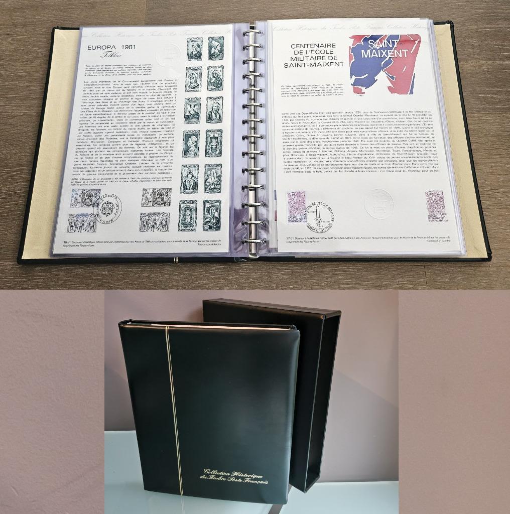 ALBUM 1981 COLLECTION HISTORIQUE DU TIMBRE-POSTE FRANCAIS, Timbres & Monnaies, Enlèvement ou Envoi