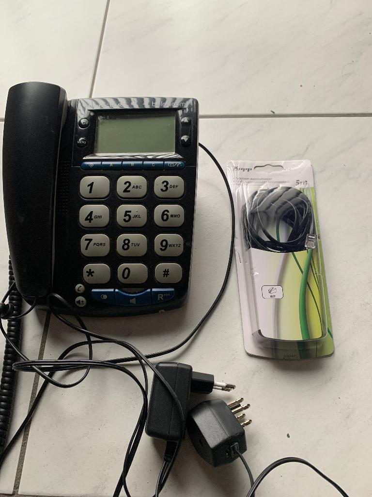 Téléphone fixe à gros boutons, Télécoms, Enlèvement