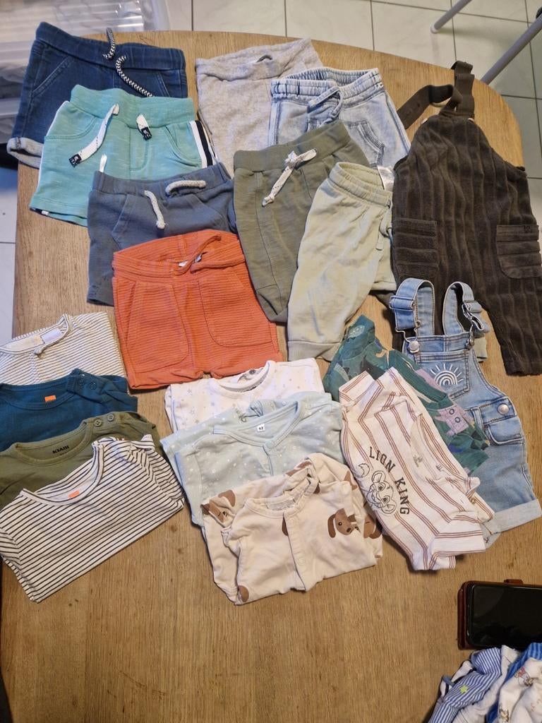 Kledingpakket baby zomer 62-68 (20 stuks), Kinderen en Baby's, Ophalen of Verzenden, Maat 56