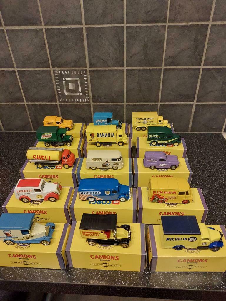 15 CORGI 1/50 Reclameauto's en vrachtwagens, Ophalen of Verzenden, Nieuw