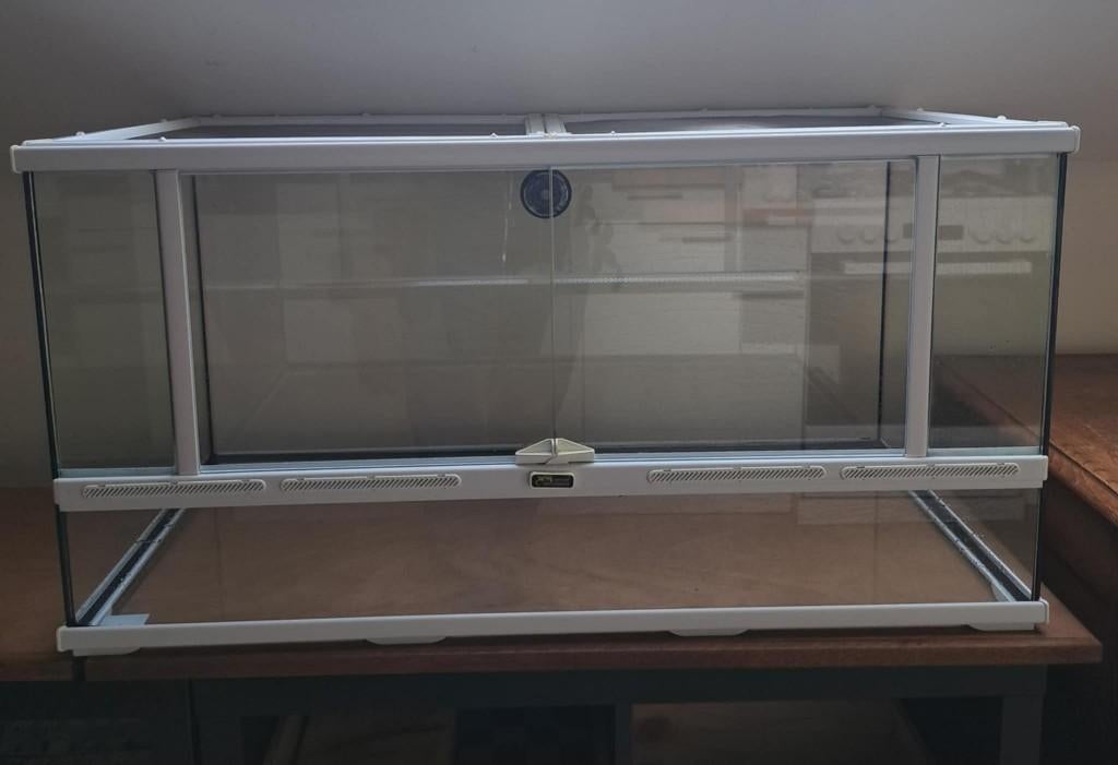 Terrarium Terratlantis Wit 89x45x45, Animaux & Accessoires, Reptiles & Amphibiens | Accessoires, Utilisé, Terrarium ou Paludarium