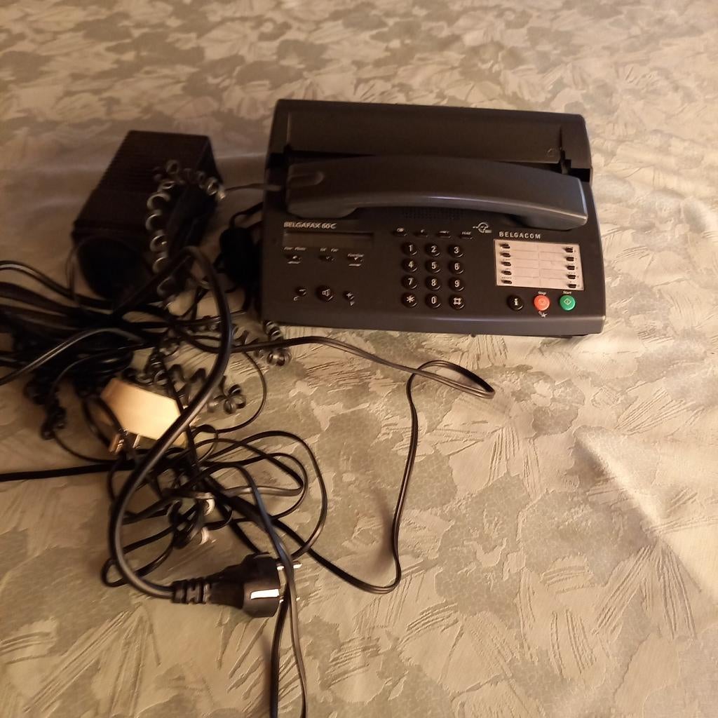 Belgacom 60C telefoon + faxtoestel, Telecommunicatie, Scanners, Ophalen
