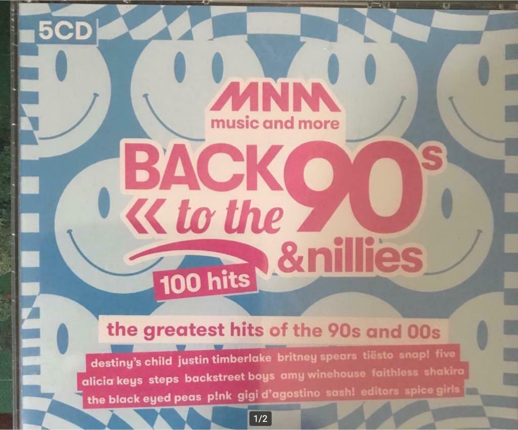 MNM music and more Back to the 90 & nillies 100 hits, Ophalen, Nieuw in verpakking