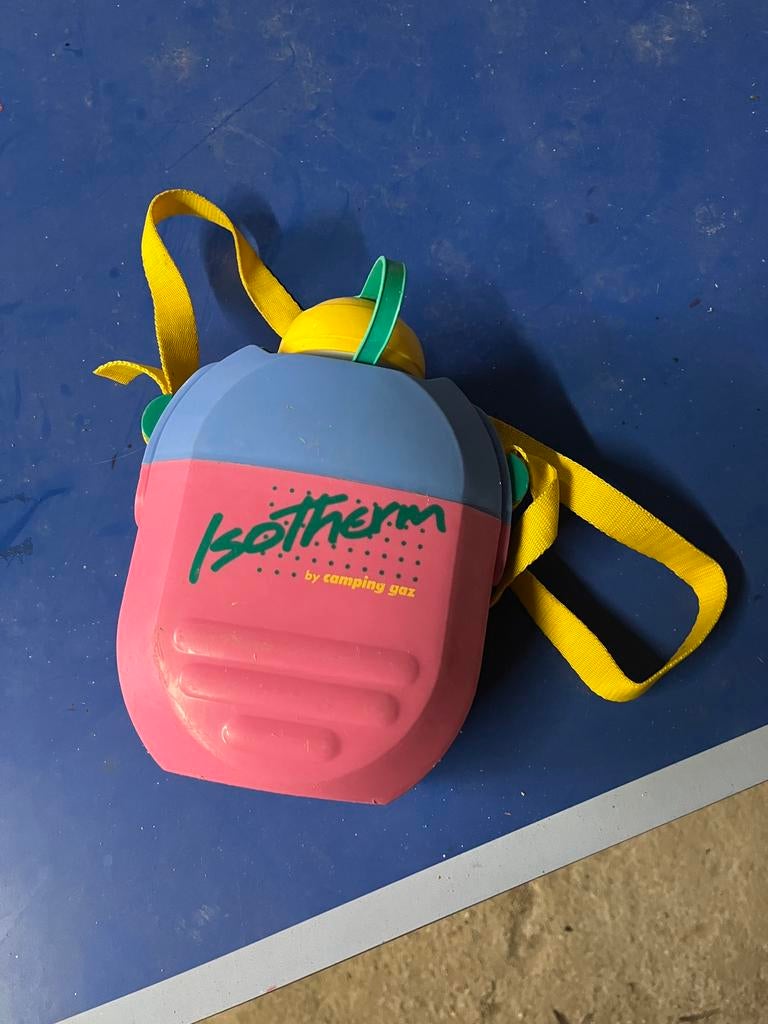 Vintage isothermische fles uit de jaren 90 - Camping Gaz, Caravans en Kamperen, Kampeeraccessoires, Ophalen of Verzenden