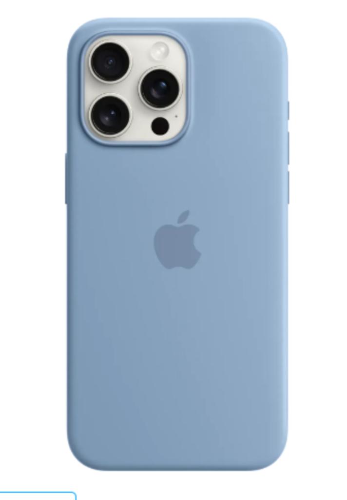 Siliconenhoesje met MagSafe voor iPhone 15 Pro Max - Winterb, Ophalen, Nieuw, Hoesje of Tasje