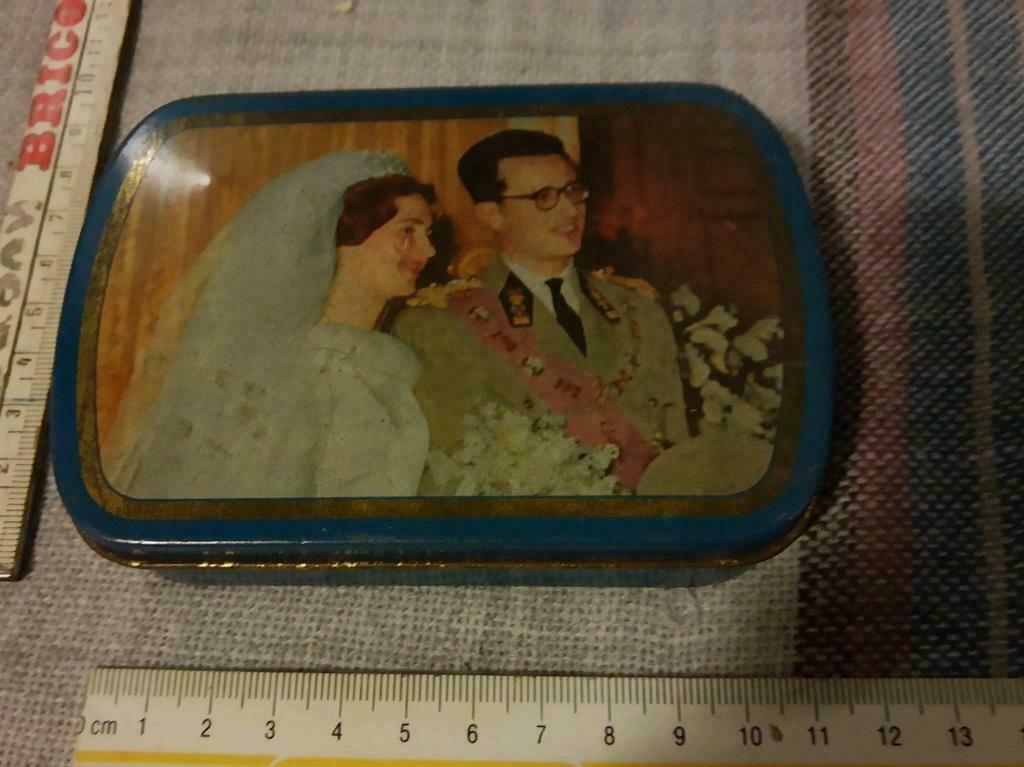 Boîte à tabac mariage Boudewijn et Fabiola, Enlèvement ou Envoi, Comme neuf