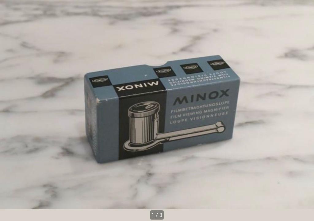 Loupe Minox en boîte, Enlèvement ou Envoi, 1960 à 1980, Autres types