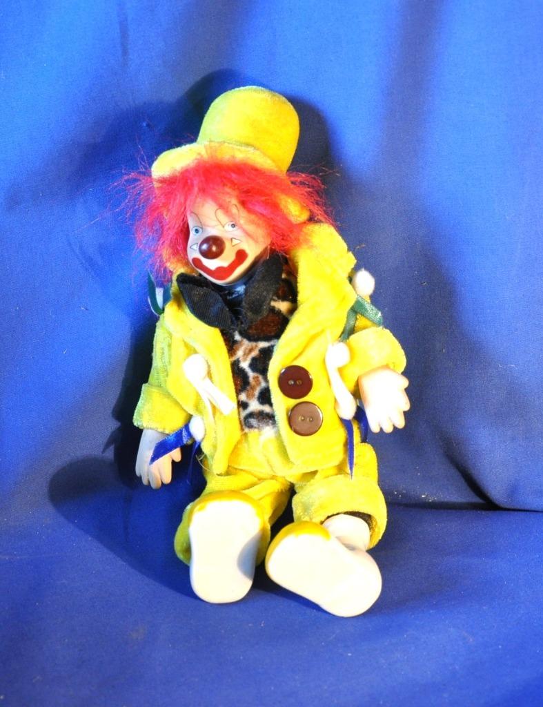 clown tissu platre et porcelaine (17), Enlèvement ou Envoi, Utilisé, Autres types
