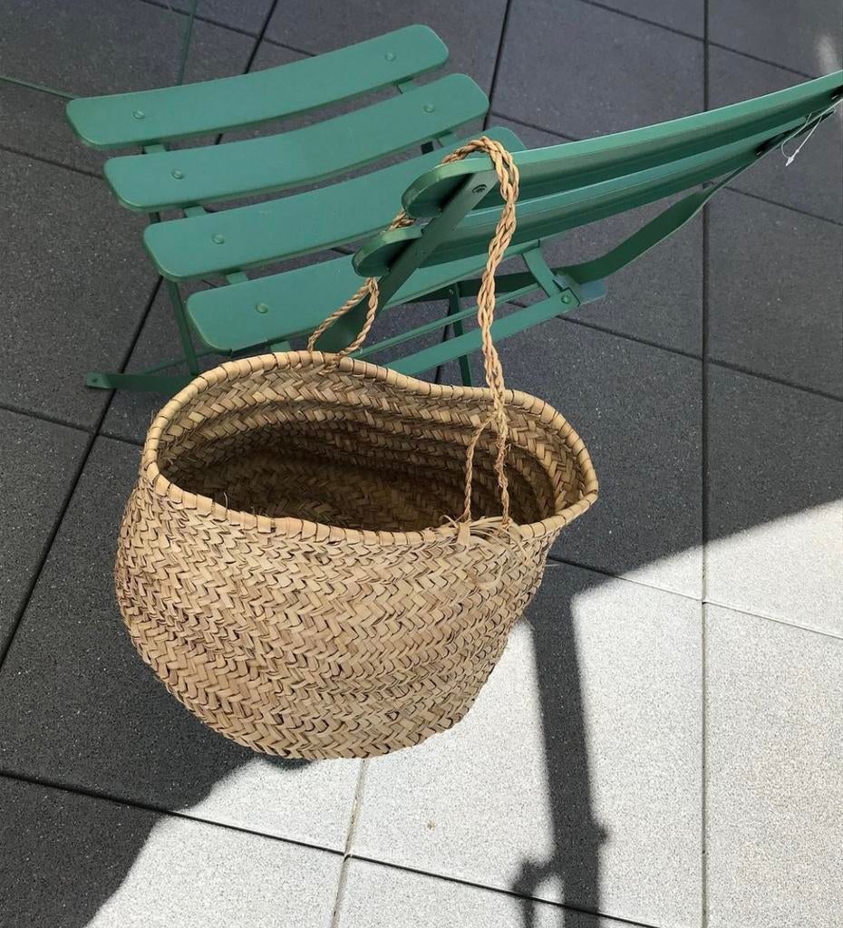 Panier neuf artisanal fait main naturel, Neuf, Panier