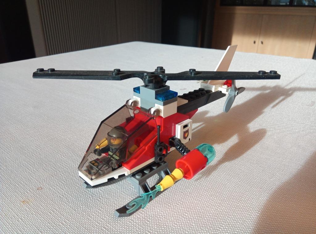 LEGO City fire 7238 Fire Helicopter Brandweer Helikopter, Ophalen of Verzenden, Zo goed als nieuw, Complete set, Lego