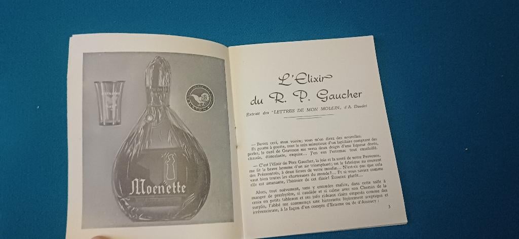 Carnet moinette brasserie dupont  distillerie blaton, Enlèvement ou Envoi, Comme neuf, Panneau, Plaque ou Plaquette publicitaire