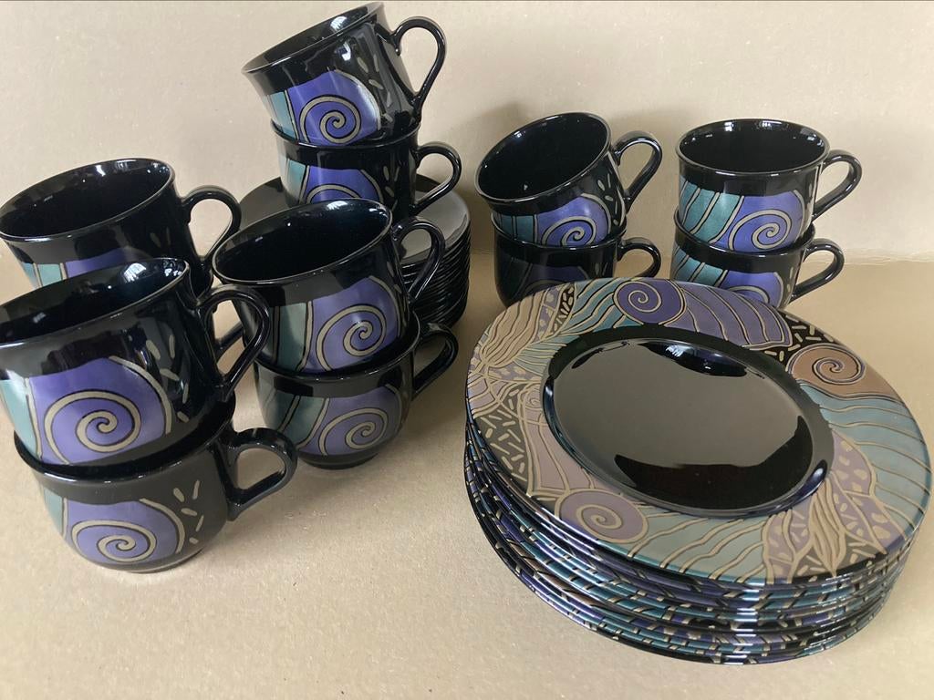 Koffie dessert servies, Ophalen of Verzenden