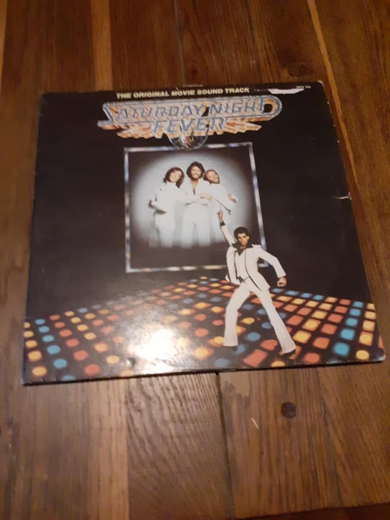 Bee Gees LP 33T Saturday Night Fever, Gebruikt