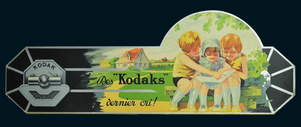 plaque Carton PLV  KODAKS 1930  KODAK, Enlèvement ou Envoi