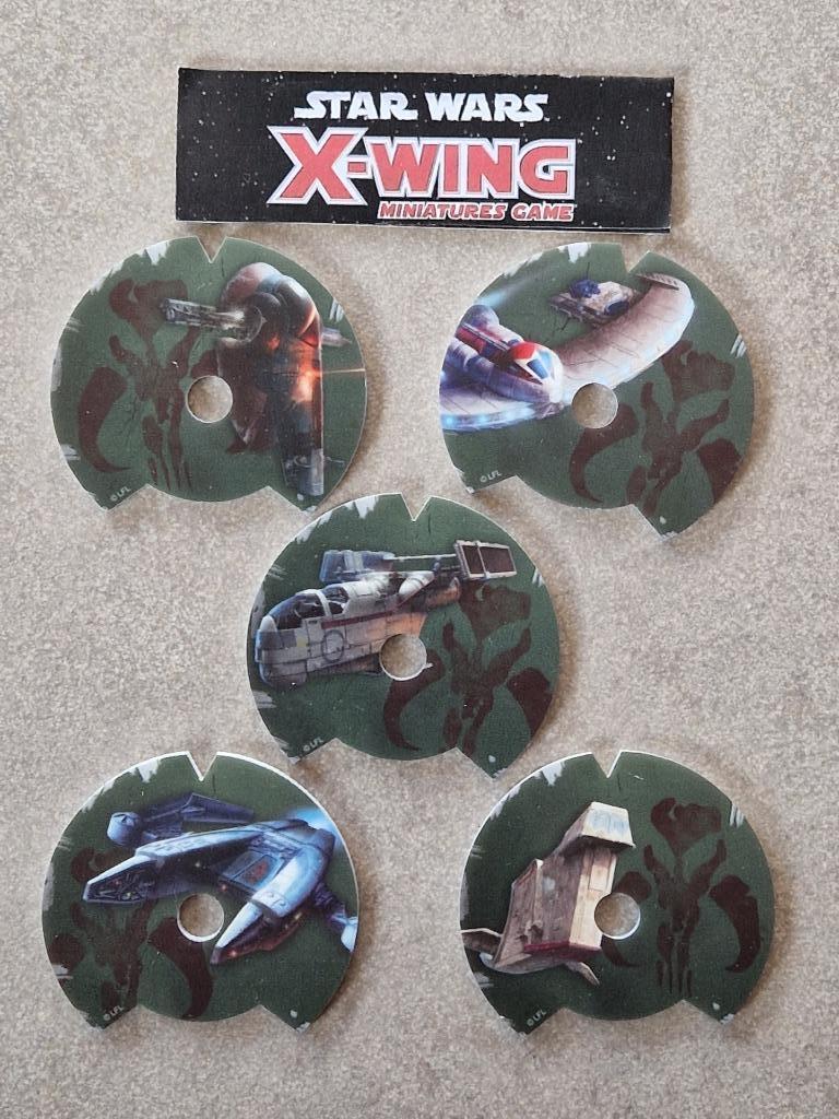 Star Wars X-Wing V2 SOS 2018 Maneuver Dial Covers set, Ophalen of Verzenden, Nieuw, Spel