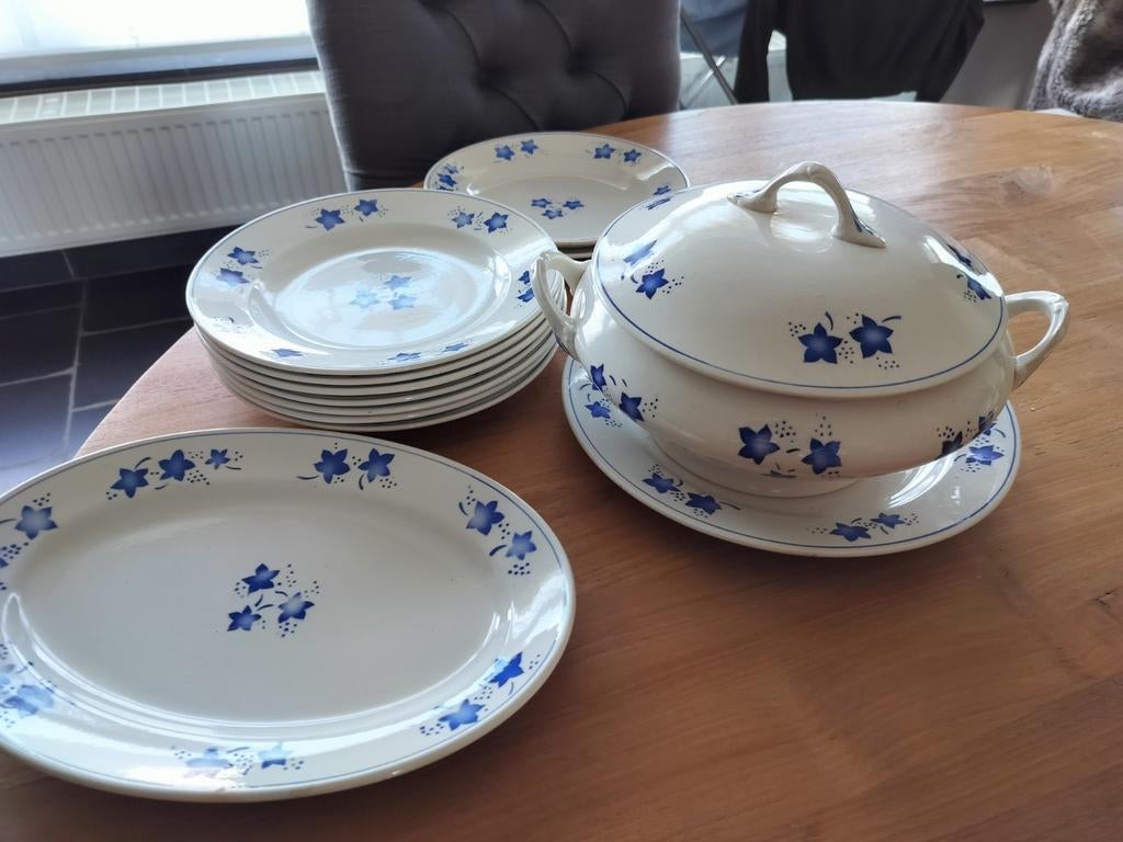 Boch blauw wit Mercurius, Antiek en Kunst, Ophalen of Verzenden