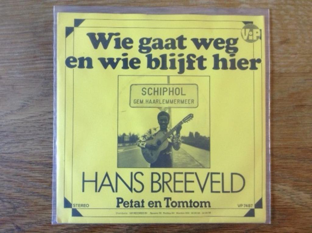 single hans breeveld, Cd's en Dvd's, Vinyl Singles, Single, Nederlandstalig, 7 inch, Ophalen of Verzenden