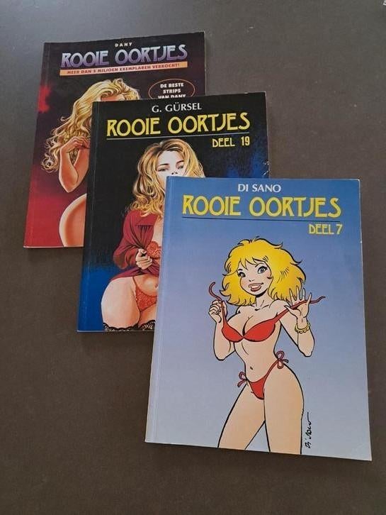 Rode Oortjes strips 7, 19 en verzameld, Ophalen of Verzenden, Gelezen