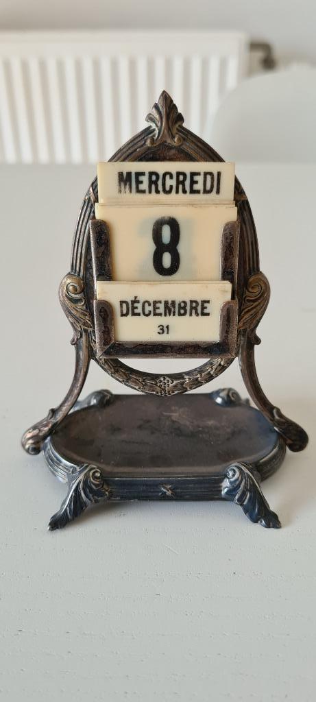 Jugendstil eeuwigdurende kalender duits, Antiek en Kunst, Ophalen of Verzenden