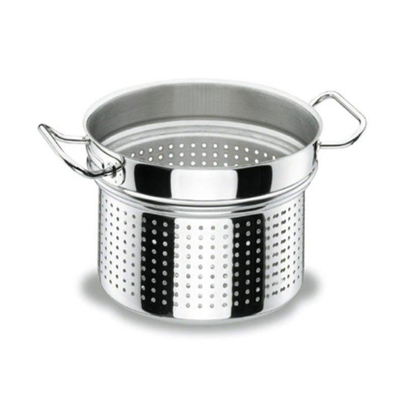 Nieuw Stoom- Pasta inzet Ø24cm  Lacor Profi 9,5L inox, OP=OP, Inox, Nieuw, Pannenset, Ophalen of Verzenden