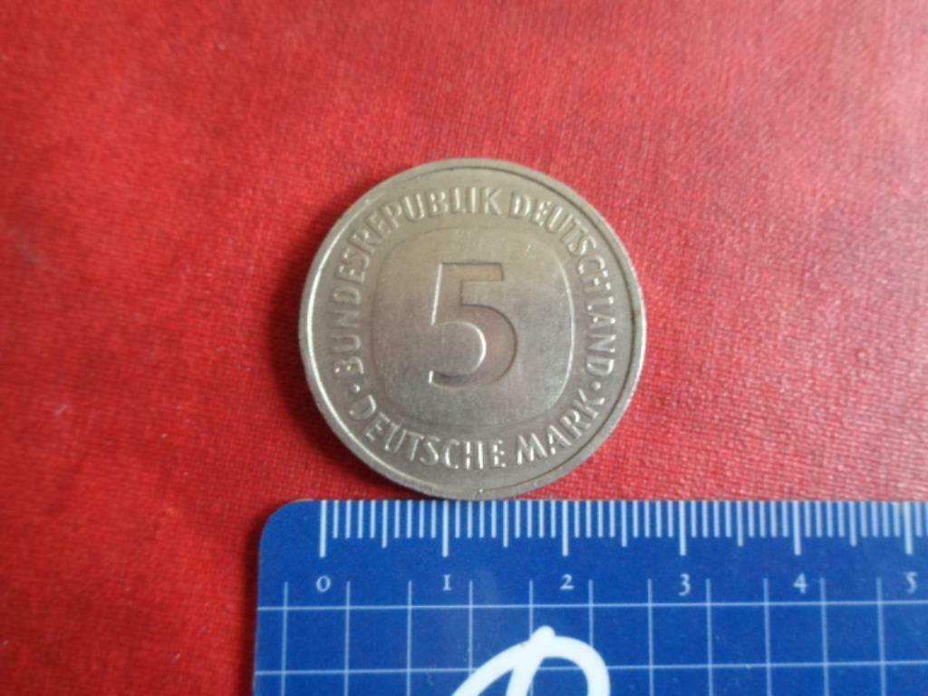 Pièce de monnaie. "ALLEMAGNE" 5 Deutsche Mark, Postzegels en Munten, Munten | Europa | Euromunten, Verzenden, Duitsland
