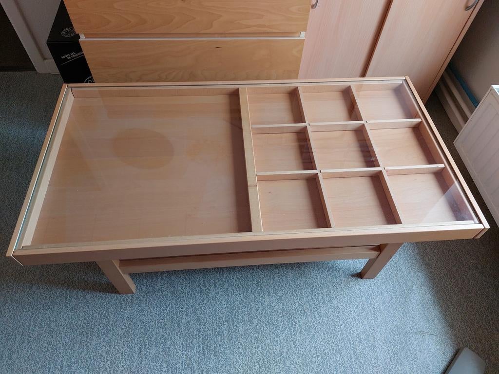 Ikea salontafel, Ophalen, 50 tot 100 cm, 100 tot 150 cm, Glas